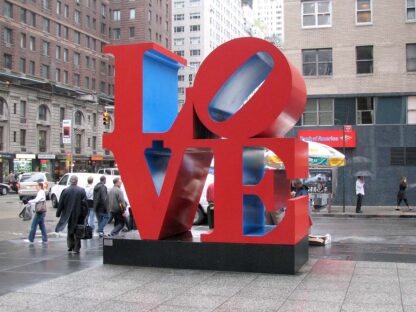 Sculpture LOVE à New York