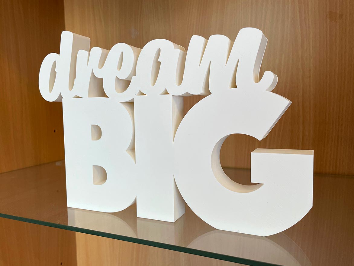 Décoration 3D Dream Big