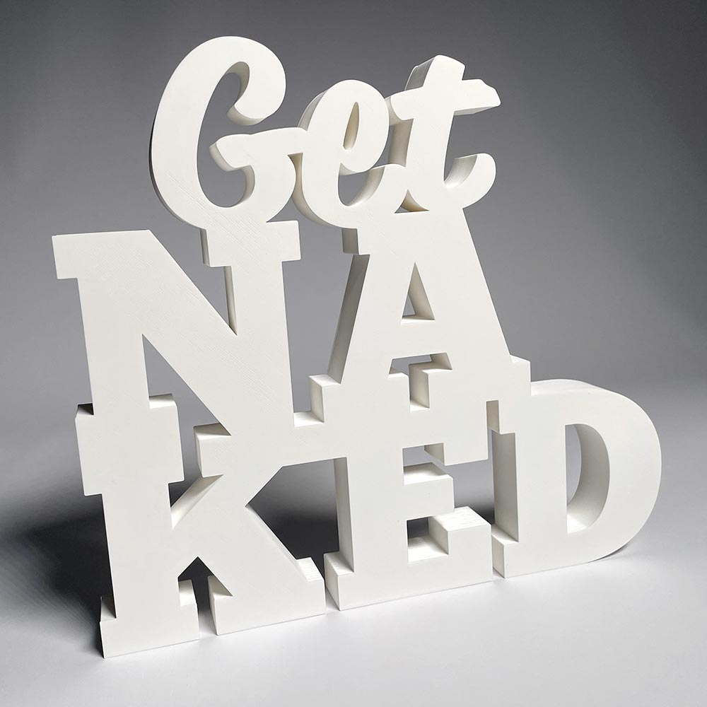 Déco 3D Get Naked
