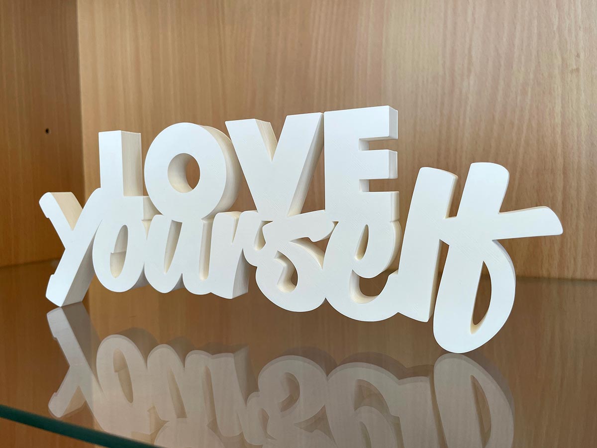 Déco 3D Love Yourself (variante 2)