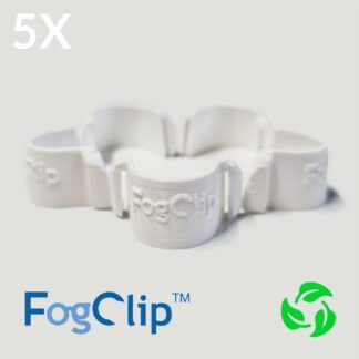 Kit de 5 FogClip anti-buée pour masque (blanc)