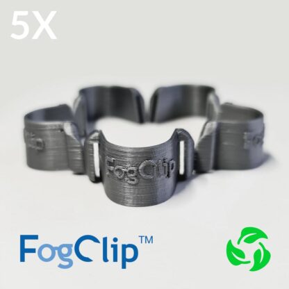 Kit de 5 FogClip anti-buée pour masque (gris)